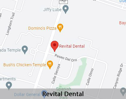 Map image for Zoom Teeth Whitening in Temple, TX